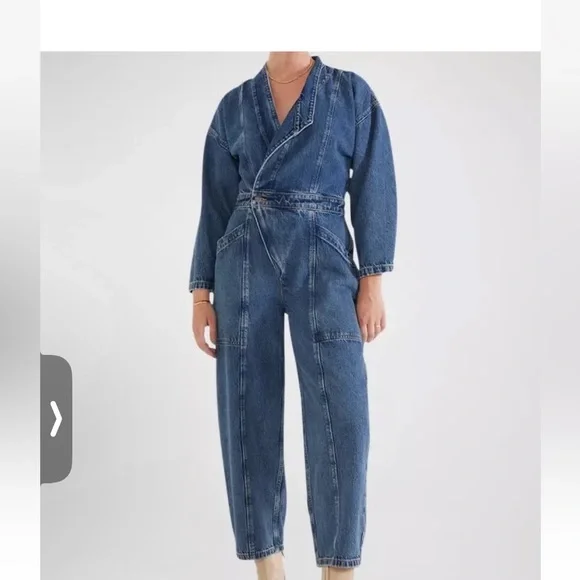 New Ética Denim Jumpsuit - Picture 1 of 7